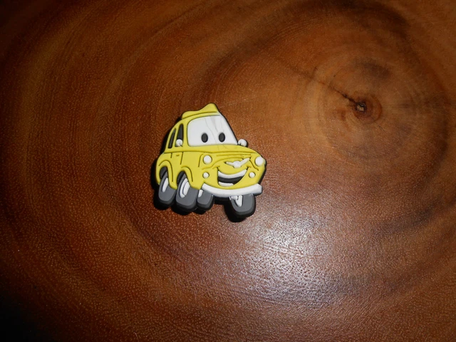 Shoe Charms For Crocs "Cars " Luigi As Yellow Car