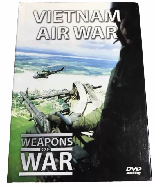 Weapons Of War Vietnam Air War Weapon Documentary +  Built in Book DVD  Like New