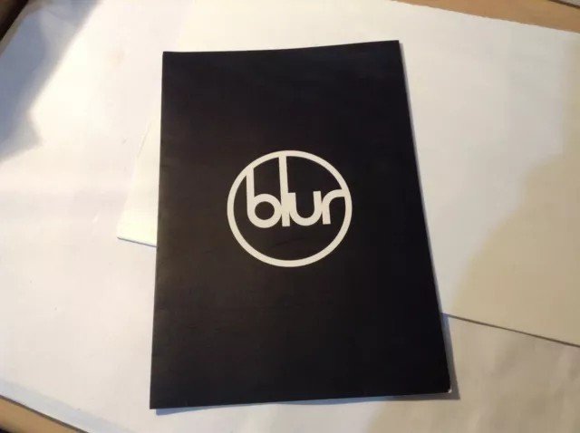 Blur 10Th Anniversary Promo Fold Out Display Card.  Very Nice ..Rare