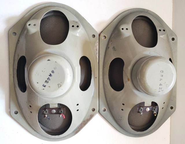 2 X Fane Alnico Elliptical 4 Ohm loud Speaker 60's Selmer Valco guitar Valve amp