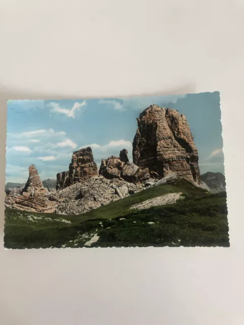 Dolomiti - Le Cinque Torri cartolina non viaggiata