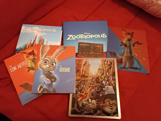 Steelbook Zootopie Disney Blu-ray Fullslip 3