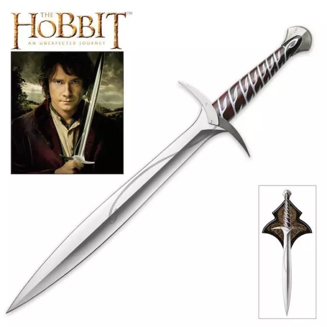 The Hobbit Lord of the Rings Bilbo Baggins 23" Sting Sword United Cutlery COA