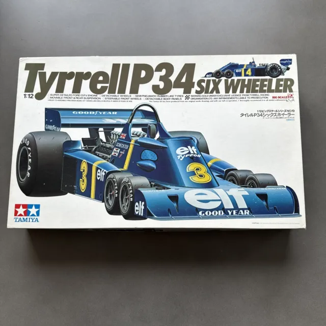 TAMIYA BS1221 1/12 Tyrrell P34 Six Wheeler - Model Series N019 Model Kit