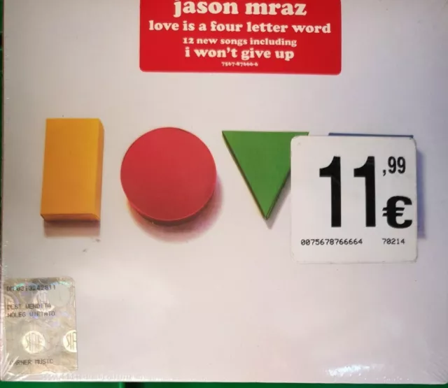 JASON MRAZ - Love is a four letter word - CD new