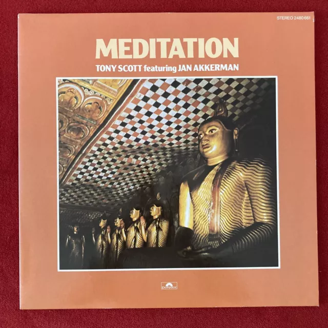 Tony Scott featuring Jan Akkerman  „ Meditation „ Vinyl LP Reissue Germany  1982