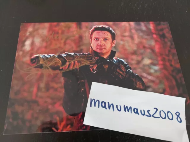 Original Autogramm JEREMY RENNER - TOP!