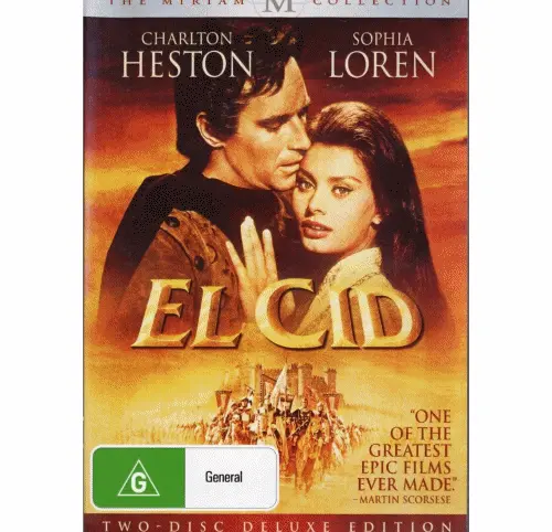 "El Cid" DVD  2-Disc Set Deluxe Edition The Miriam Collection Charlton Heston
