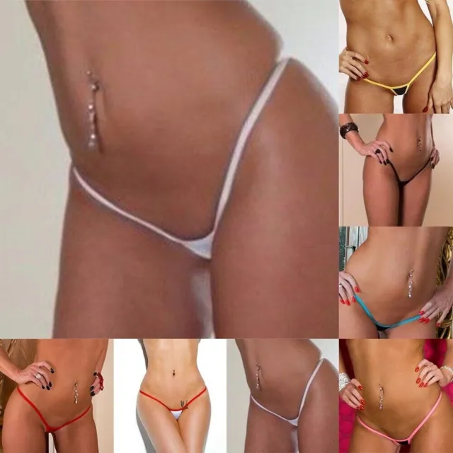 Sexy Womens Knickers G-String Thongs Low Rise Micro Mini Panties Underwear Brief