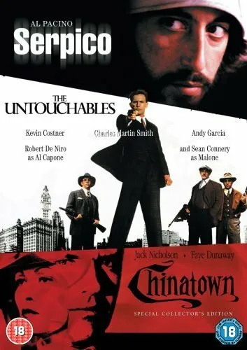 Serpico / The Untouchables / Chinatown DVD Drama (2008) Robert De Niro New