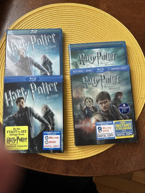 Harry Potter And The Half Blood Prince + Deathly Hallows: Part II on Blu-ray-dvd