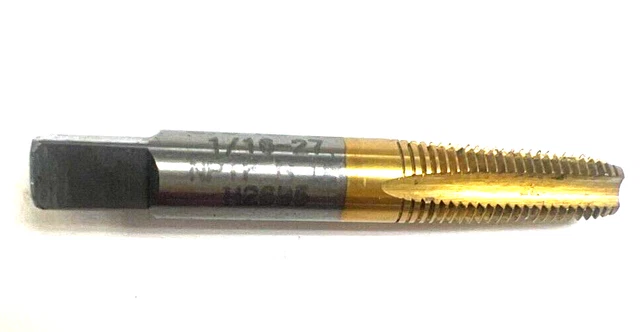 Gtd 1/16-27 Npt Straight Flute Plug Oal2-1/8"