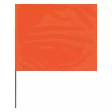 Presco 4536O-200 Marking Flag,Orange,Blank,Pvc,Pk100