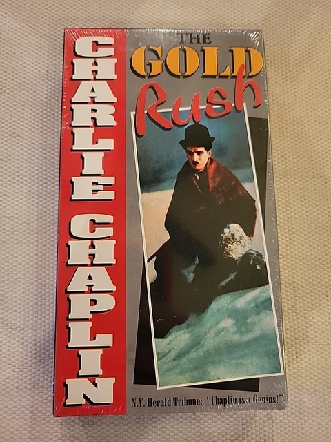 CHARLIE CHAPLIN THE Gold Rush VHS Vintage Sealed Viking