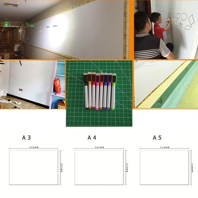 Bakaji Lavagna Magnetica con Bacheca Memo in Sughero Combinata 60 x 40 cm Cornice in Legno con Set Gessetti 2 Magneti e 6 Puntine Design Moderno Lavagnetta Casa Cucina Ufficio (Bianco