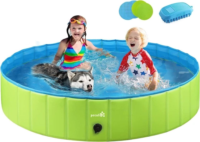 Piscina de remo plegable resistente para perros BA0A9C USADA