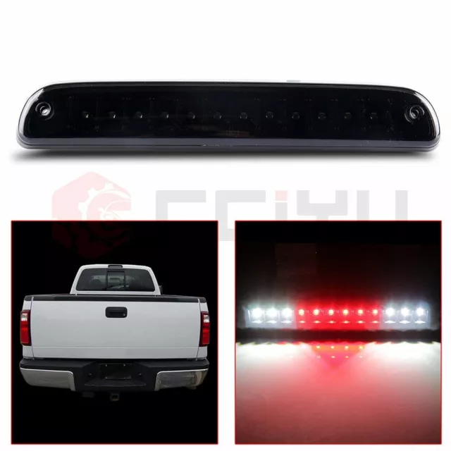 Smoke 1999-2016 Ford F-250 F-350 F-450 Super Duty 3rd Full LED Brake Cargo Light