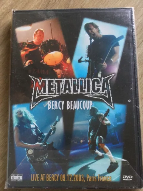 Très Rare, Metallica, Dvd neuf sous blister:  « Bercy Beaucoup »,18 titres, 2004