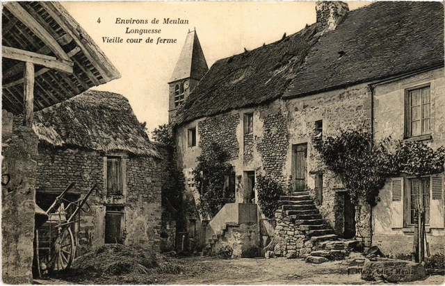 CPA Longuesse vieille cour de ferme (1340084)