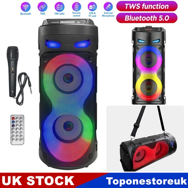 VUOPAX Portable Bluetooth Speakers Wireless Upgrade, 200W Peak Loud Sound/Deep Bass VUOPAX Portable Bluetooth Speakers Wireless Upgrade, 200W Peak Loud Sound/Deep Bass