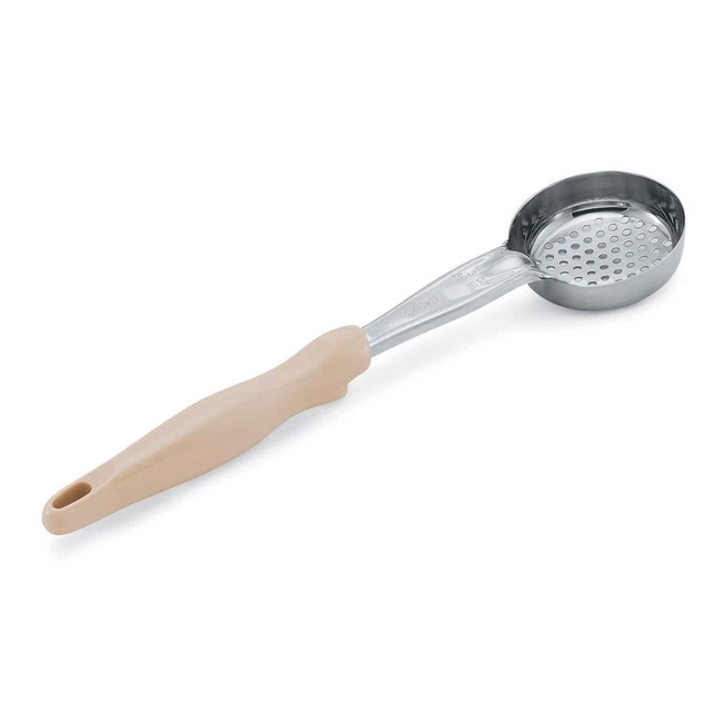 Vollrath 6432335 Ivory 3 Ounce Round Perforated Spoodle