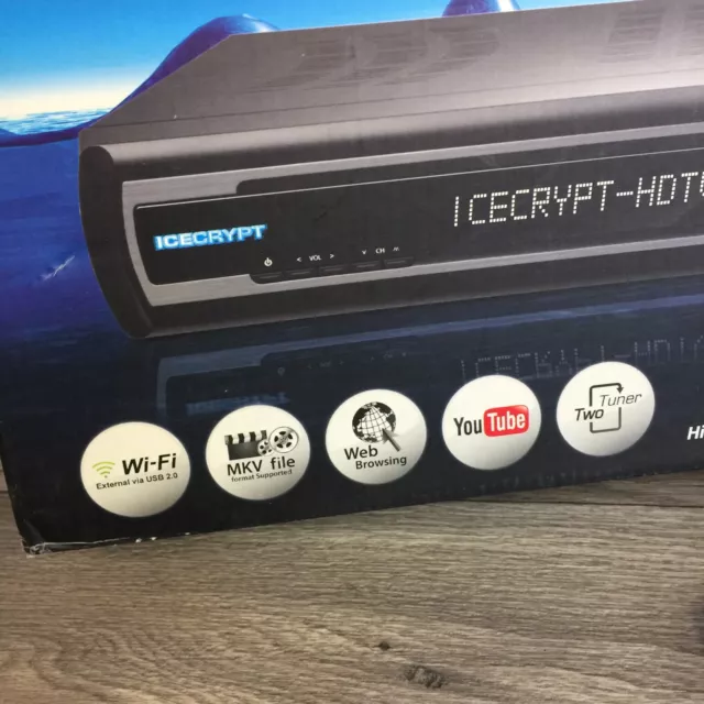 Icecrypt Stc6000Hd Pvr 500Gb - High Definition Receiver - Two Card Reader 2