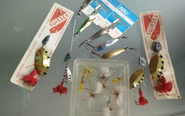 LURE FORMER, ABU, Suissex, Flies .collection.fishing Lure Vintage Real  £102.42 - PicClick UK