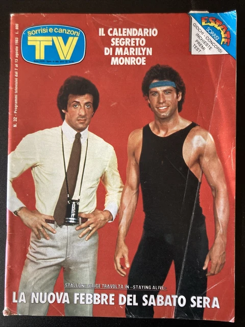 Tv Sorrisi E Canzoni N°14 1986 - Pippo Baudo, Heather Parisi, Travolta, Cabrini, Sting
