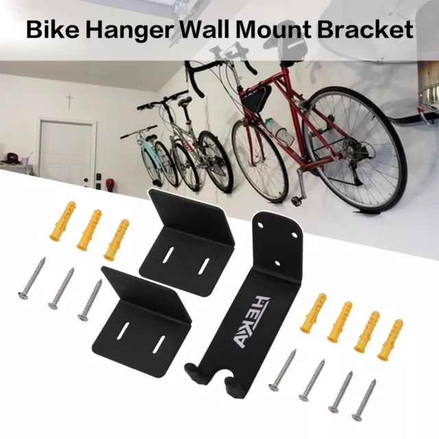 Upgrade Bike Wall Mount Storage Hanger Stand Bicycle Cycling Pedal Steel