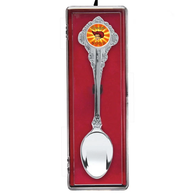 Woody's Roundup Toy Story Prop Spoon Collectors Souvenir with display case