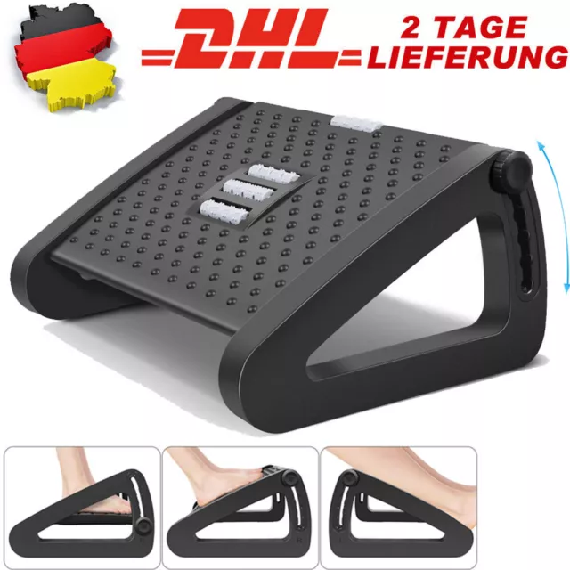 Fußstütze Schreibtisch Fußablage Fußbank Fußhocker Ergonomisch für Zuhause Büro