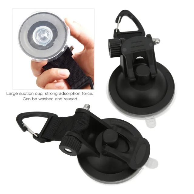 GSS 2Pcs Suction Cup Securing Hook Side Awning Anchor Car Tent Suction Cup Outdo