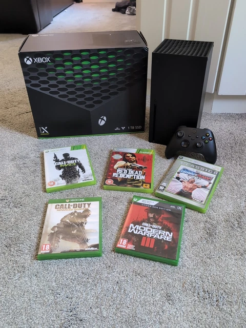 MICROSOFT XBOX SERIES X 1TB Console Bundle With 5 Great Games ...