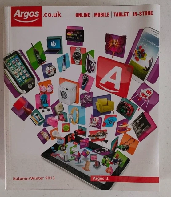 ARGOS CATALOGUE AUTUMN Winter 2013 Rare £35.00 PicClick UK