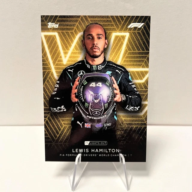 Lewis Hamilton Mercedes 2021 Topps Now F1 Card #8 – 100 Pole Positions Commemorative Card