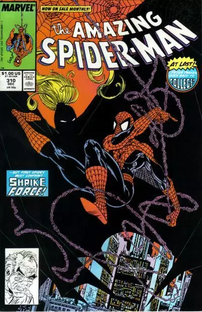 AMAZING SPIDER-MAN #310 F, McFarlane, Direct, Marvel Comics 1988 Stock Image
