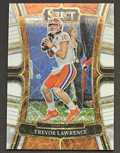 2023 SELECT DRAFT Picks Trevor Lawrence White Lazer Prizm 37 Clemson