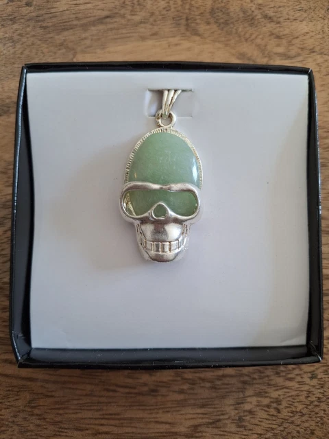 Collier Gothique Corbeau Et Crâne - Pendentif En Acier Inoxydable Doré - Style Mylène Farmer