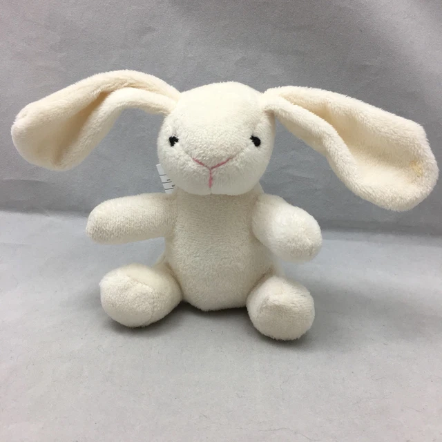 Crema Coniglietto Silvilago Ricamato Occhi JoJo Maman Bebe Peluche 7 " Lovey