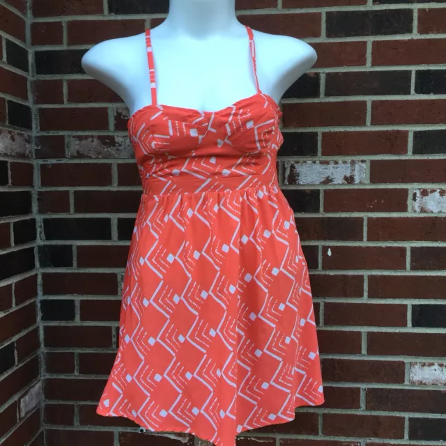 O'NEILL 9 women's dress Orange Color Spaghetti Strap Sundress Coverup