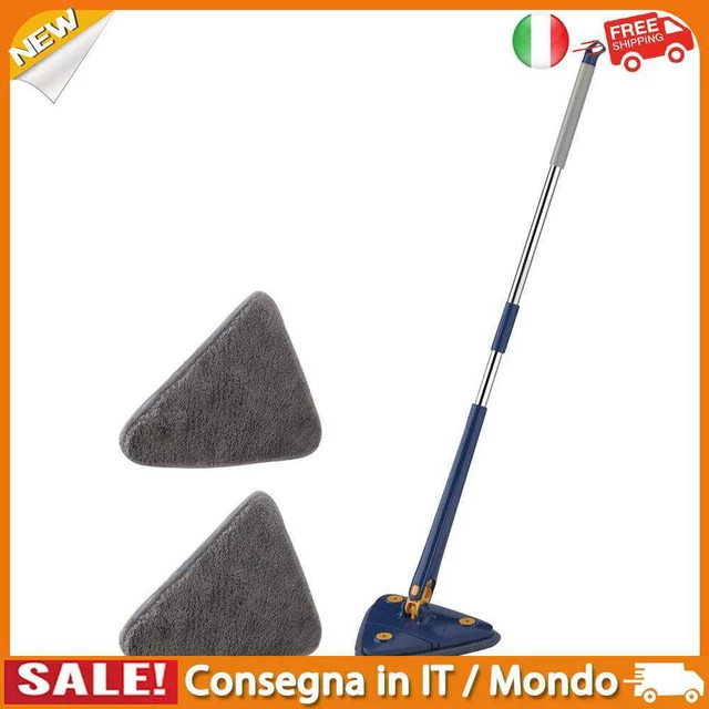 IT Cleaning Mop 360 Rotatable Floor Cleaning Mop for Home (Blue mop + 4 cloth)
