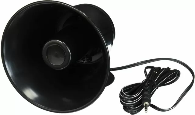 Black ABS Weather Proof PA Speaker Horn FOR CB Radio Outdoor Marine Game Call