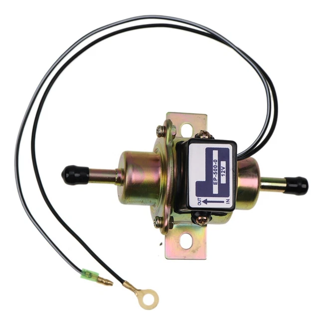 12V Fuel Pump 035000-0350 15231-52033 for Kubota G3200 G4200 G4200H G5200H