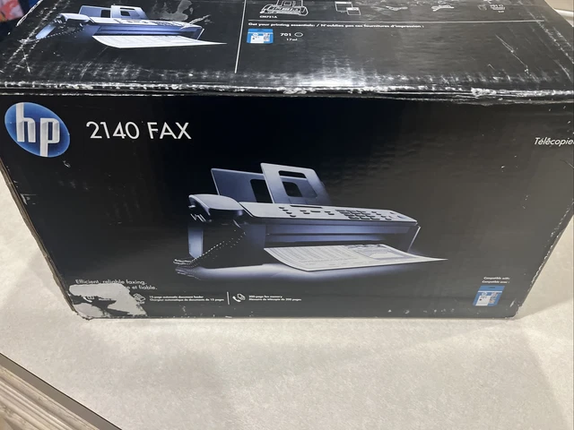 (NEW OPEN BOX!) HP 2140 Fax Plain Paper Fax Machine Copy with phone NOS Rare NOB