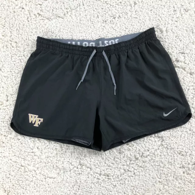 Nike Womens Large Phantom Training Shorts Black Wake Forest Demon Deacons WFU