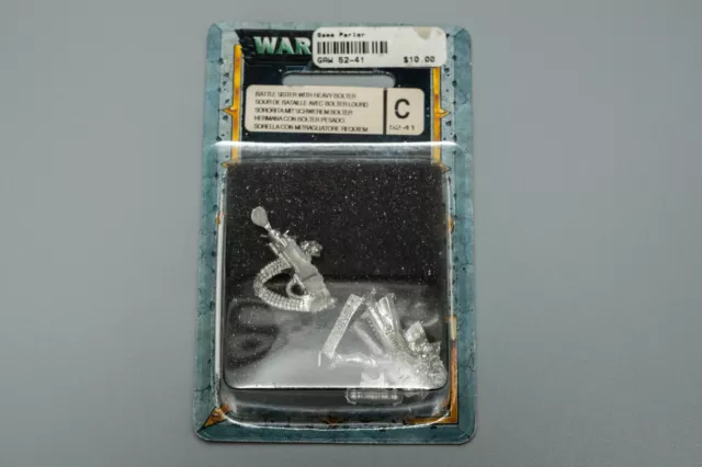 Warhammer 40k Sisters of Battle Battle Sister with Heavy Bolter OOP
