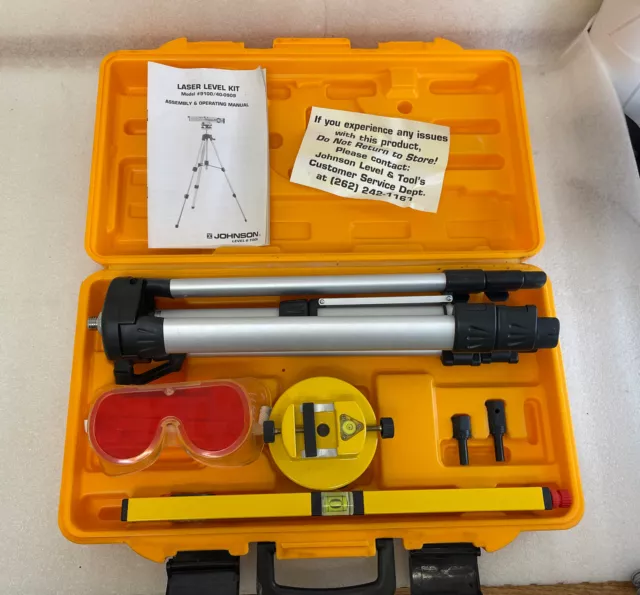 JOHNSON LEVEL & Tool Pulse Laser Detector w/Clamp #40-6780 $139.99