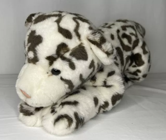 Vtg Animal Alley SNOW LEOPARD 17” 2000 Toys R Us Plush Stuffed Animal Vintage