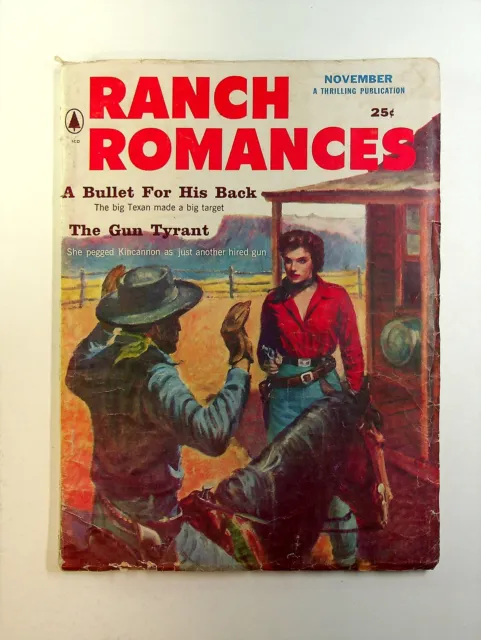 Thrilling Ranch Stories Pulp Sep 1953 Vol. 46 #1 GD/VG 3.0 TRIMMED Low Grade