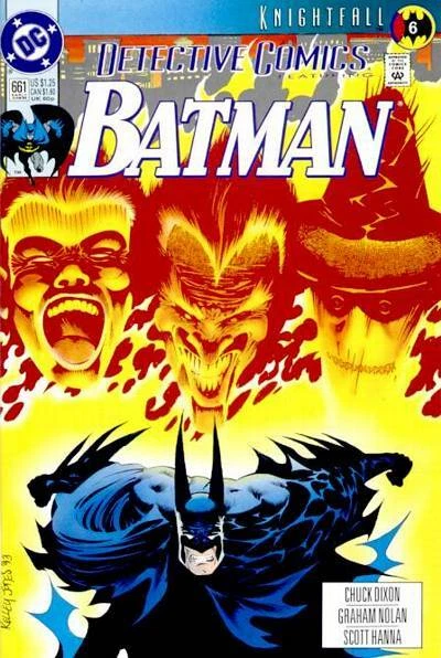 DETECTIVE COMICS #661 F/VF, Batman, Direct, DC 1993 Stock Image
